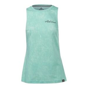 Adidas Summer Wash MT Tank Top DV0502 Women Aqua Blue Tie Dye Size M
